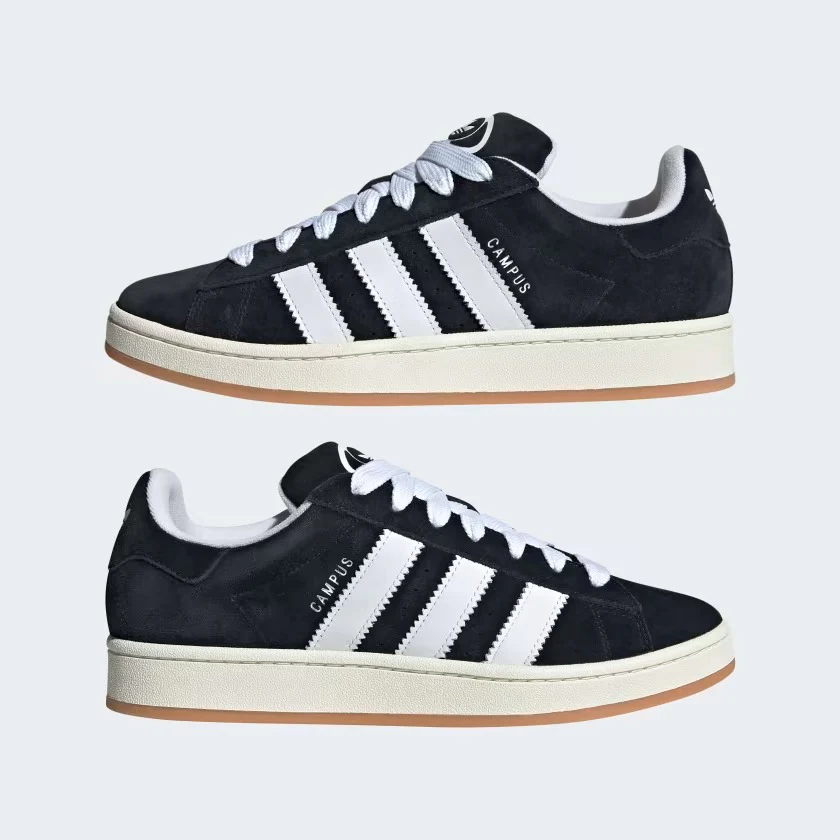 Adidas HQ8708 scarpe Campus 00s Core Black / Cloud White / Off White - immagine 8