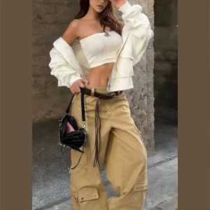 Pantaloni baggy cargo