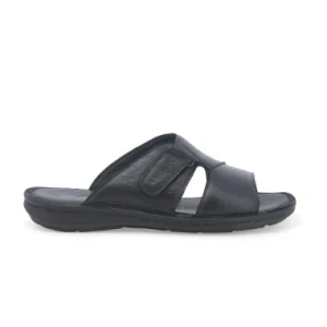 Melluso U75130W ciabatta uomo in pelle nero