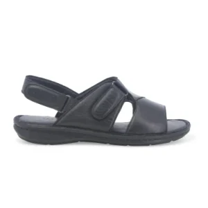 Melluso U75131W sandalo uomo in pelle nero