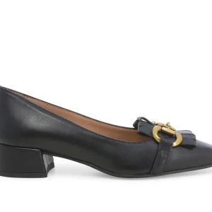 Melluso V5342 dècolletè donna in pelle nero