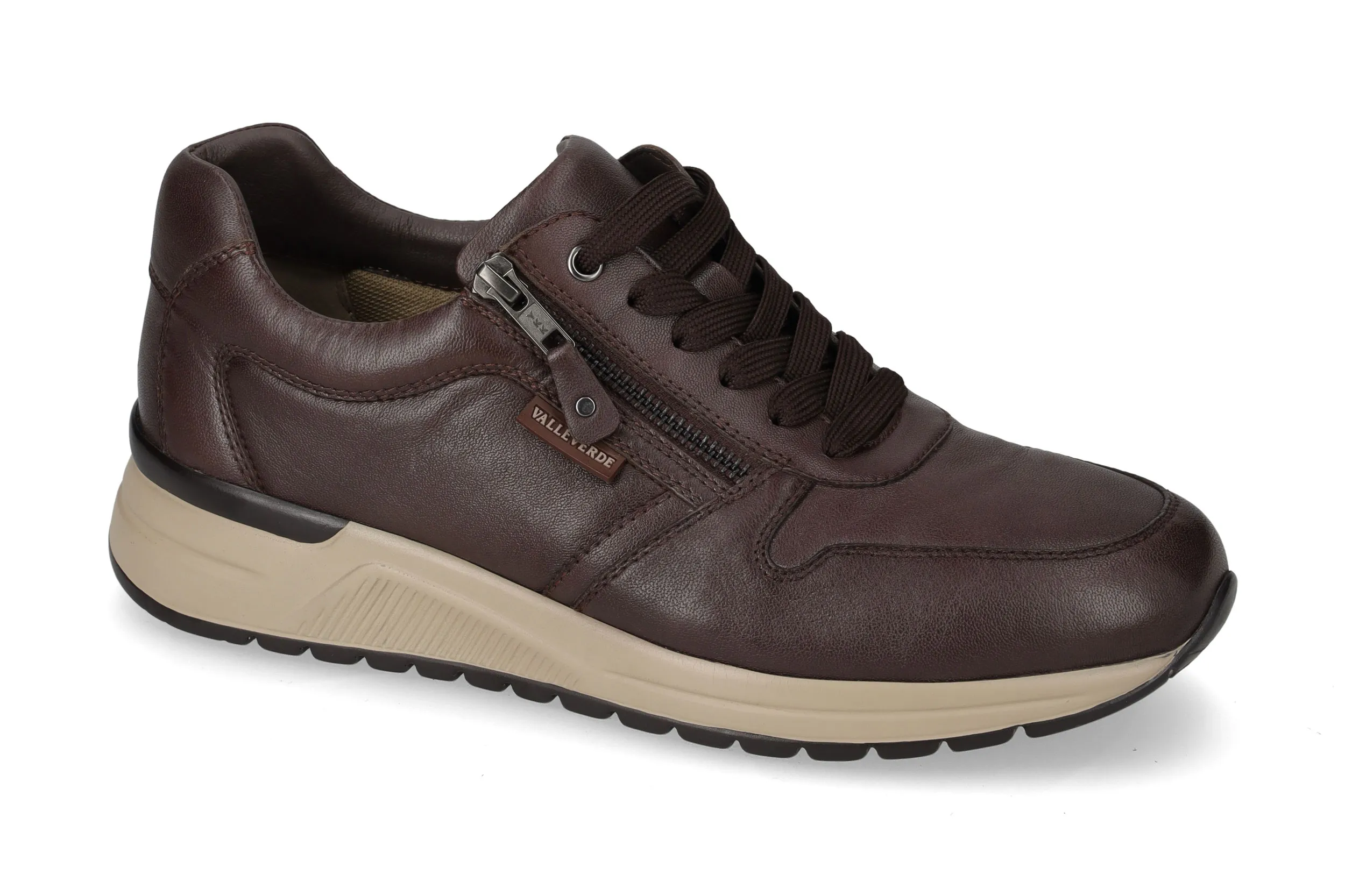 Valleverde VY954W Sneaker uomo con tomaio e sottopiede in pelle - immagine 3