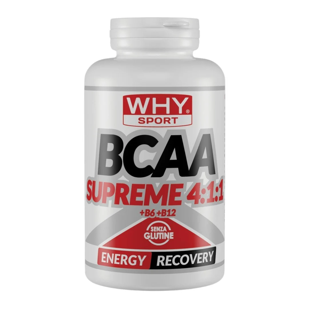 INTEGRATORE AMINOACIDI BCAA SUPREME 4:1:1 + B6 e B12 200cpr