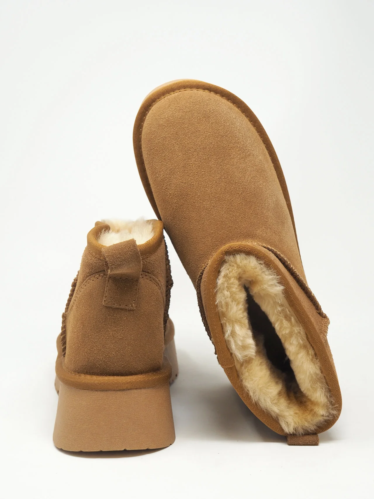 Stivaletti camoscio e pelliccia vera - immagine 4