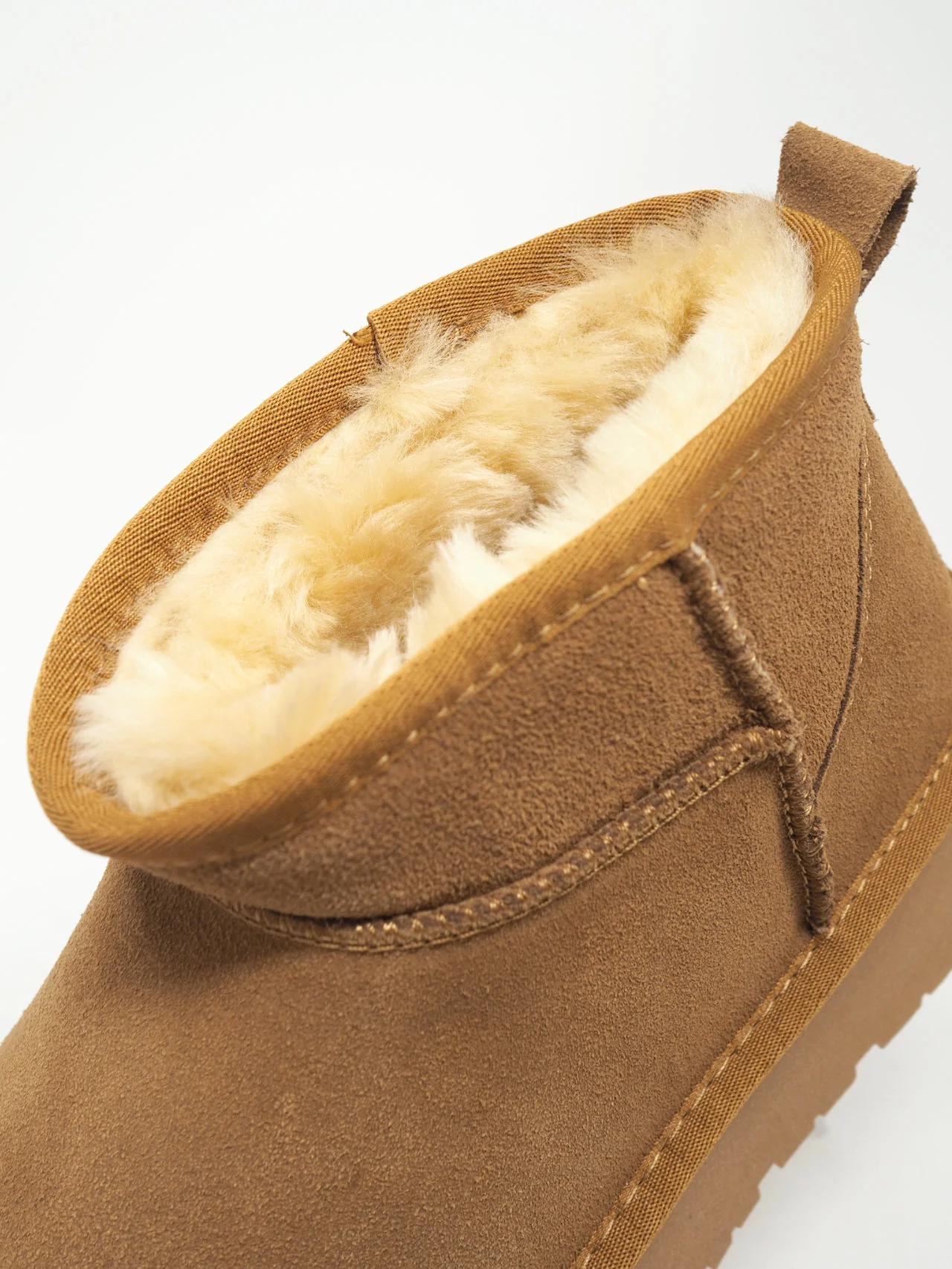 Stivaletti camoscio e pelliccia vera - immagine 7