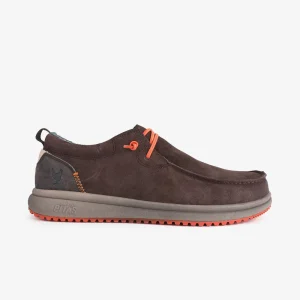 Pitas Padar wallabi uomo in suede marrone