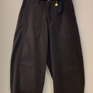 Pantalone balloon marrone