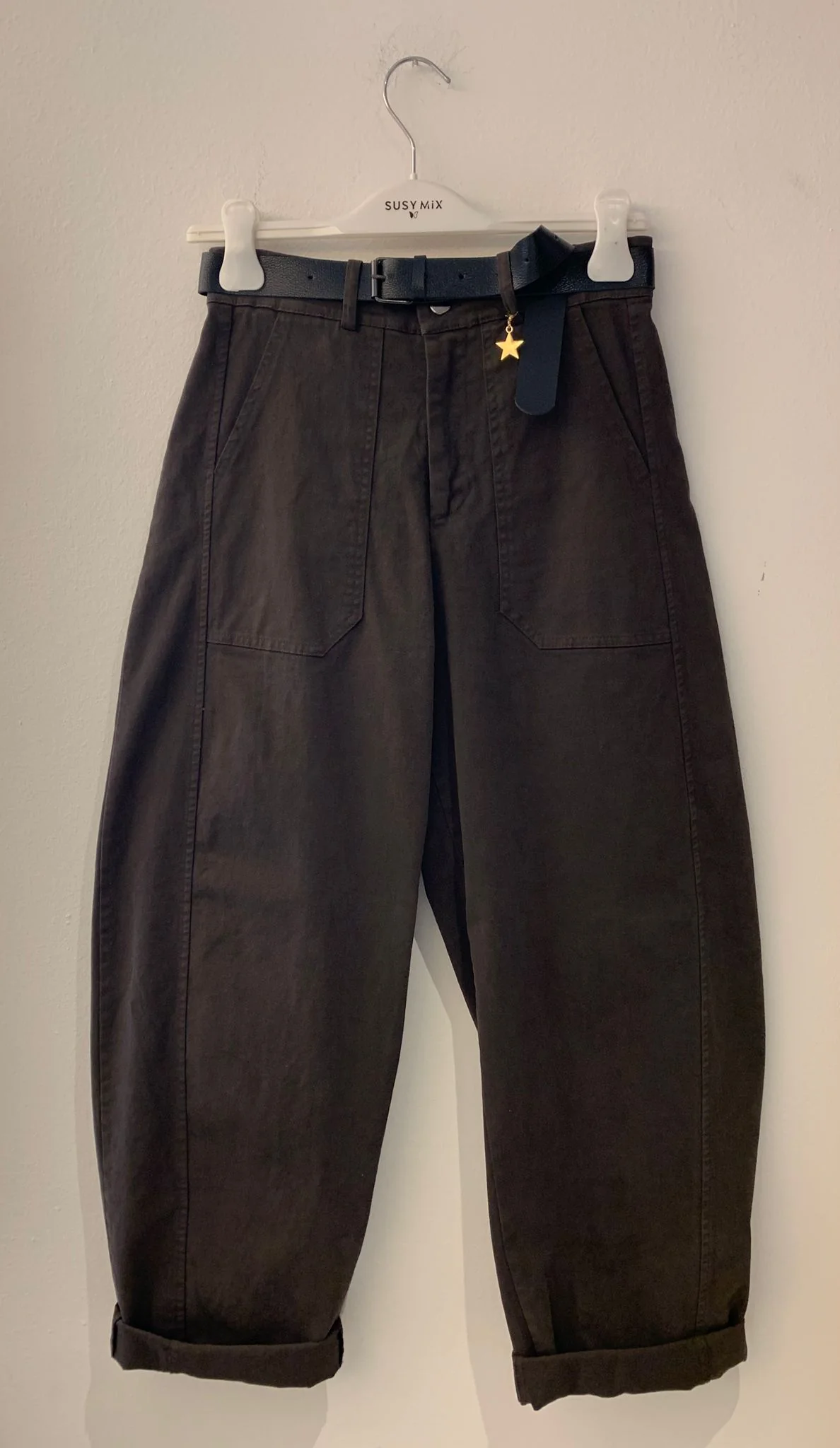 Pantalone balloon marrone - immagine 2