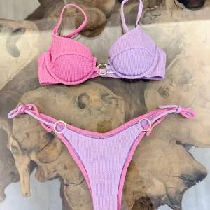 Bikini Reggiseno con ferretto e Slip regolabile - F**K - SW1202LC