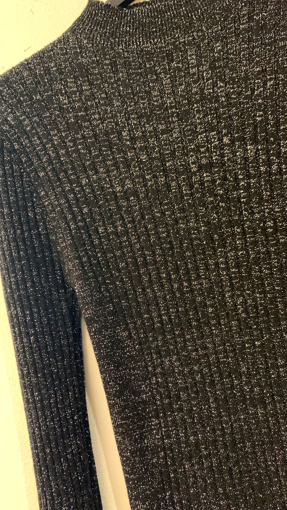 Abito a costine in lurex - immagine 3