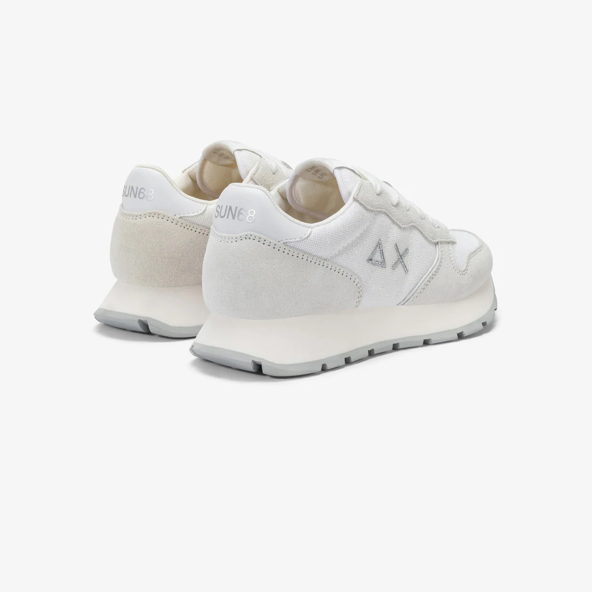 SUN68 Z35203 ALLY GLITTER TEXTILE BIANCO - immagine 4