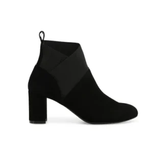 Melluso Z433 Stivaletto donna in camoscio comodo nero