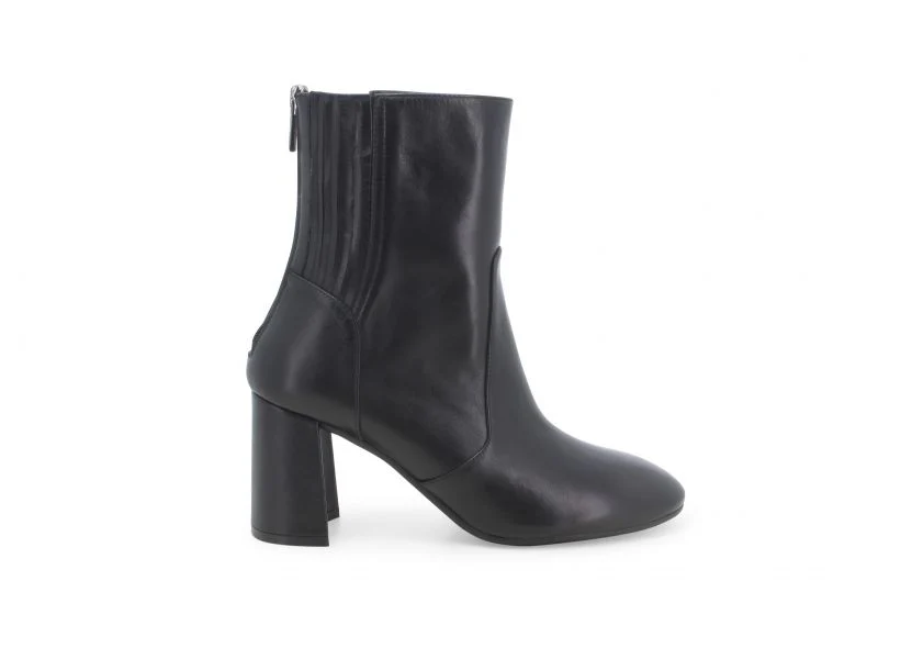 MELLUSO Z867 TRONCHETTODONNA IN PELLE NERO - immagine 3