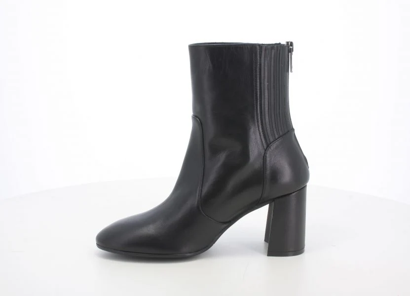 MELLUSO Z867 TRONCHETTODONNA IN PELLE NERO - immagine 5