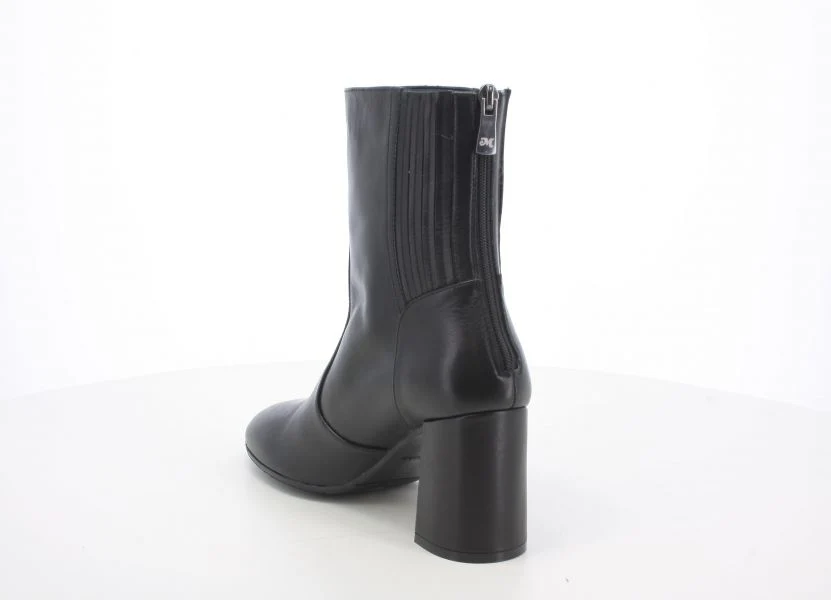 MELLUSO Z867 TRONCHETTODONNA IN PELLE NERO - immagine 6