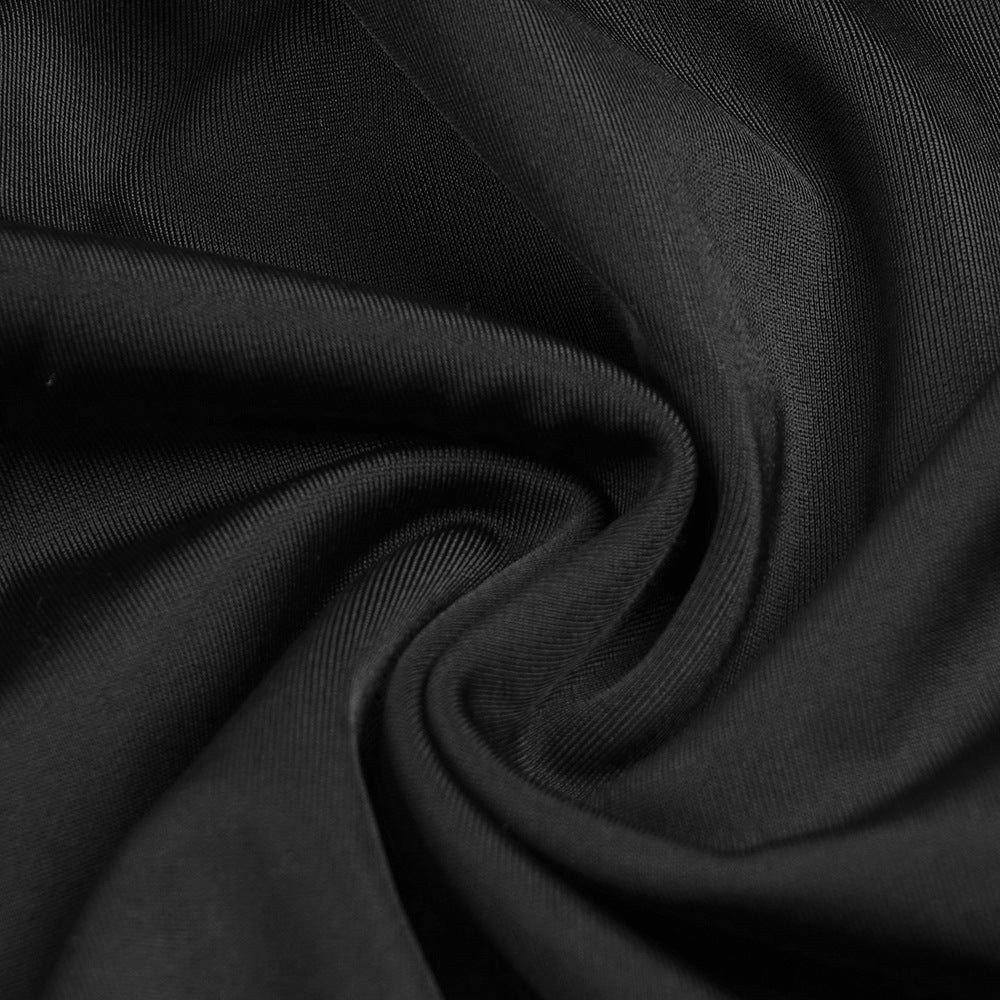 Abito Estivo con Scollo all'Americana e Guanti Color Argento a Fiori - immagine 7