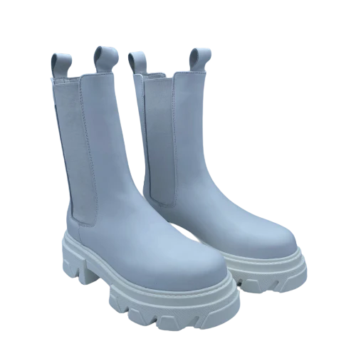 BRANDO COMBAT 2 PELLE BIANCO - immagine 4