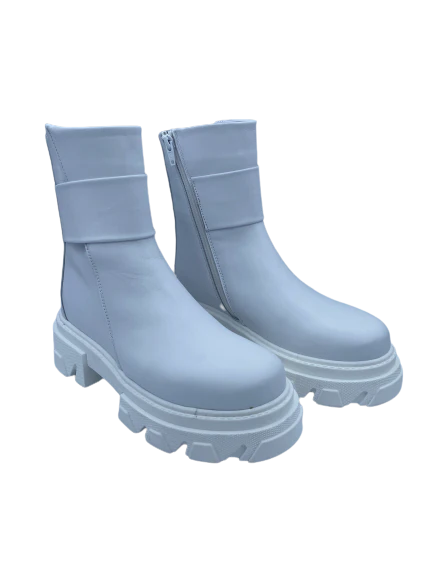 BRANDO COMBAT 4 PELLE BIANCO - immagine 5