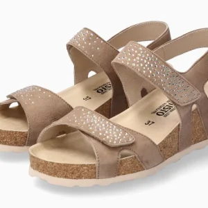 MEPHISTO VIC SPARK SANDALO DONNA TORTORA CHIARO