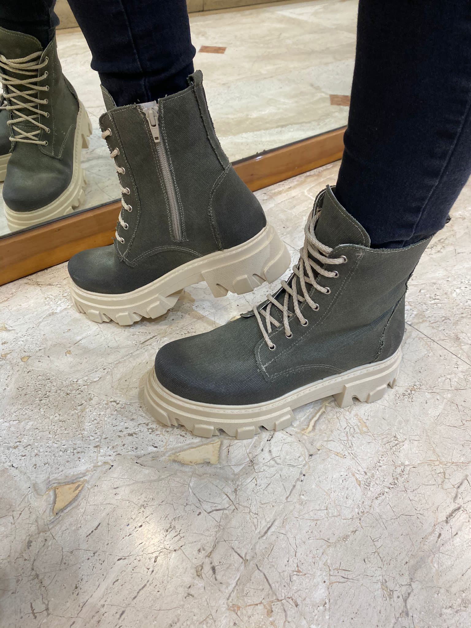 GABRY 22 CANVAS VERDE