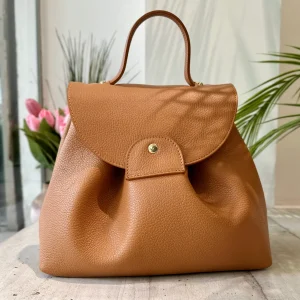 Zaino in Vera Pelle Cuoio a Spalla Portabile anche a Mano