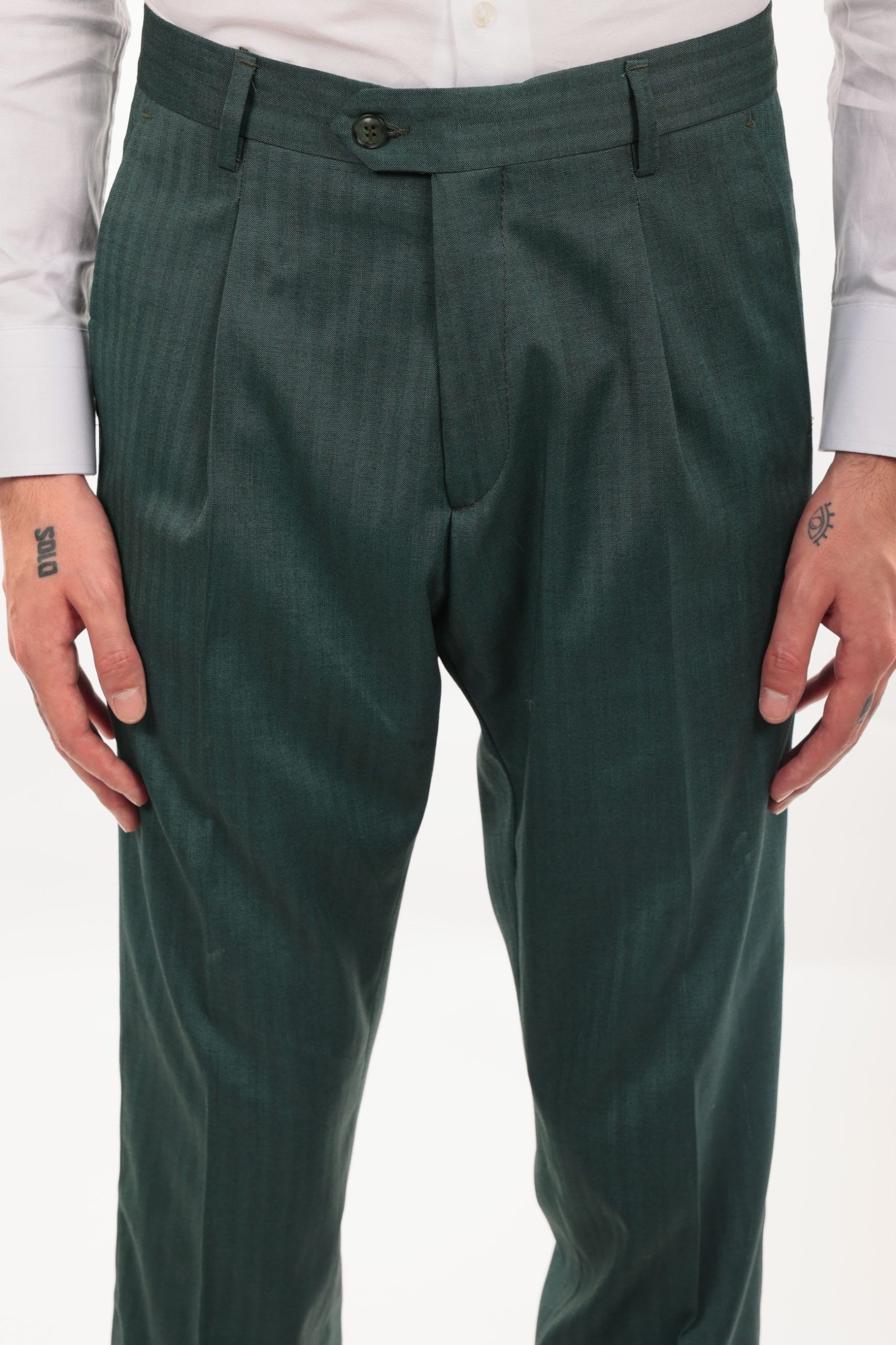 Pantalone spigato classico da abito - immagine 6